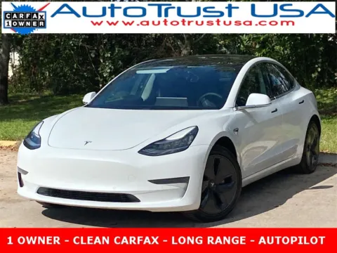 White 2019 Tesla Model 3 Long Range for sale in Miramar, FL