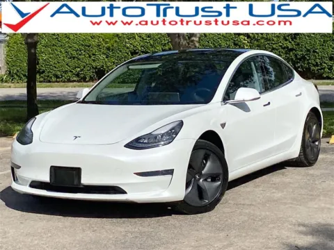 White 2019 Tesla Model 3 Standard Range Plus for sale in Miramar, FL