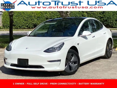 White 2019 Tesla Model 3 Standard Range Plus for sale in Miramar, FL