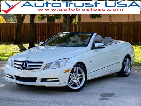 White 2012 Mercedes-Benz E-Class E 350 for sale in Miramar, FL