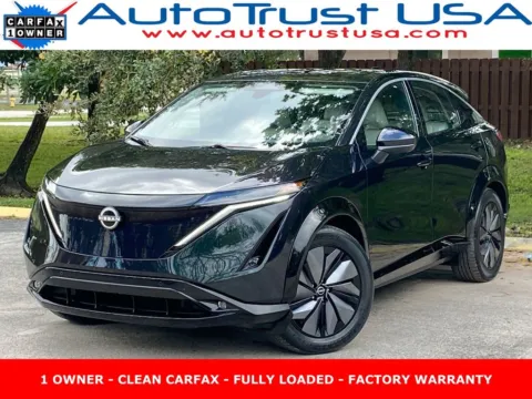 Green 2023 Nissan ARIYA EVOLVE+ for sale in Miramar, FL