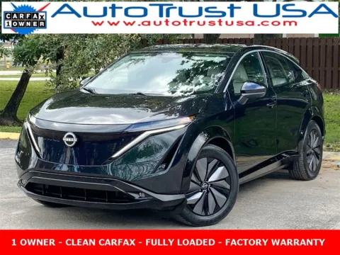 Green 2023 Nissan ARIYA EVOLVE+ for sale in Miramar, FL