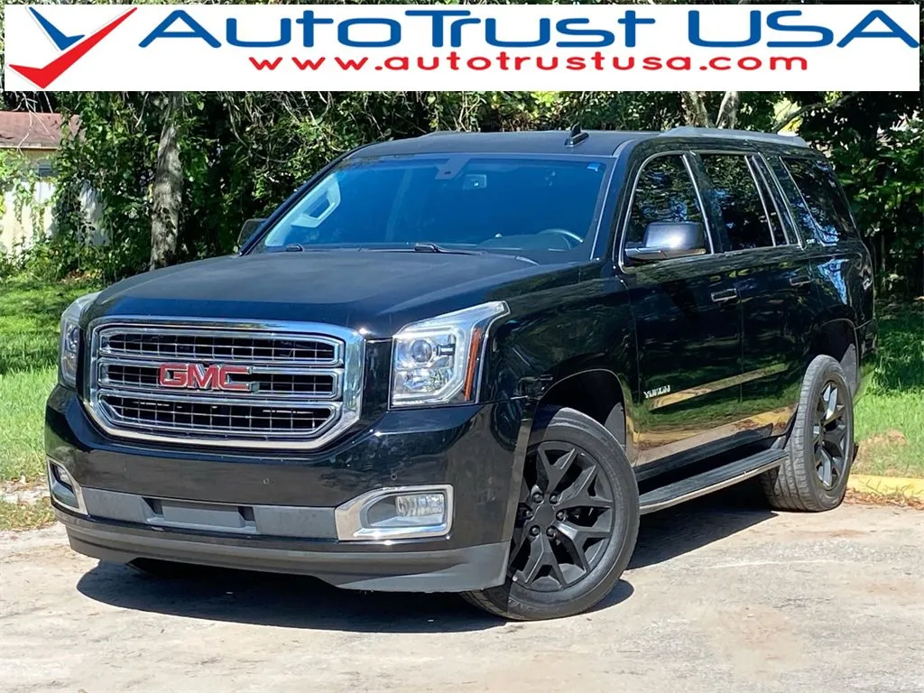Black 2017 GMC Yukon SLE for sale in Miramar, FL