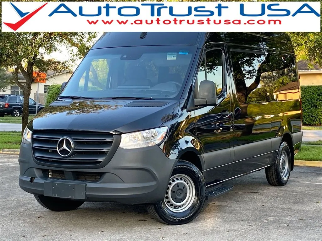 Black 2023 Mercedes-Benz Sprinter Passenger Van Passenger 144 WB for sale in Miramar, FL