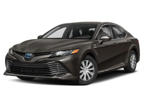 Red 2019 Toyota Camry Hybrid LE for sale in Miramar, FL