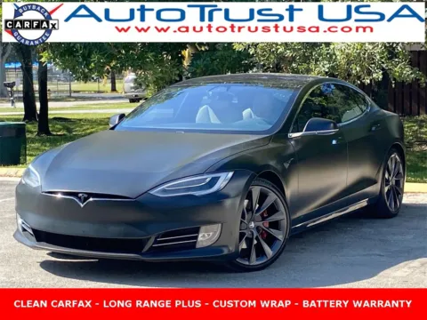 Black 2020 Tesla Model S Long Range Plus for sale in Miramar, FL