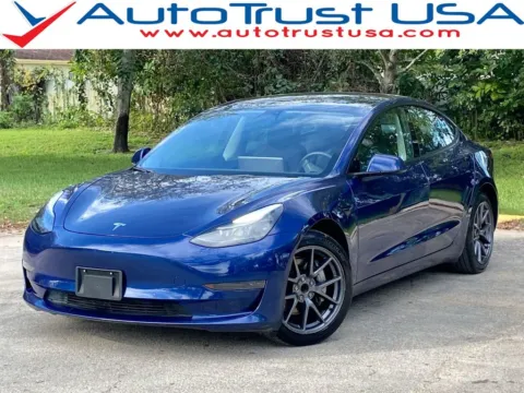 Blue 2022 Tesla Model 3 for sale in Miramar, FL
