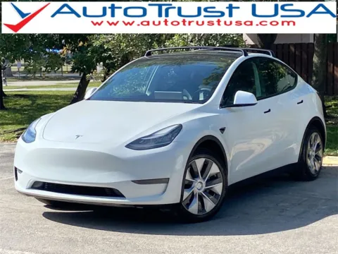 White 2020 Tesla Model Y Long Range for sale in Miramar, FL