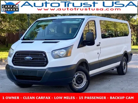 White 2017 Ford Transit Wagon XL for sale in Miramar, FL