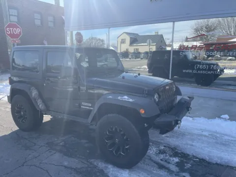 Black 2013 Jeep Wrangler Sport for sale in Dunkirk, IN