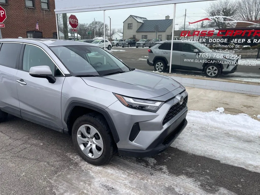 Silver 2023 Toyota RAV4 LE for sale in Dunkirk, IN