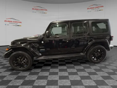 More photos of 2023 Jeep Wrangler Sahara 4xe at Glass Capital CDJR, IN