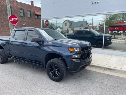 Blue 2021 Chevrolet Silverado 1500 Custom Trail Boss for sale in Dunkirk, IN