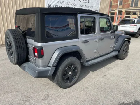 Another view of 2018 Jeep Wrangler Unlimited Sport S for sale in Dunkirk, IN at Glass Capital CDJR