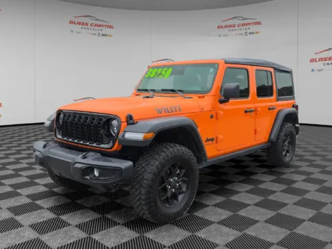 Another view of 2025 Jeep Wrangler Willys for sale in Dunkirk, IN at Glass Capital CDJR