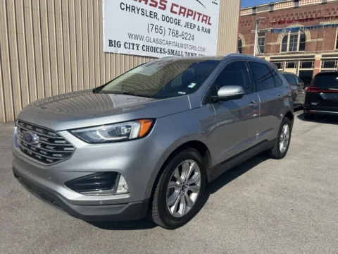 Silver 2020 Ford Edge Titanium for sale in Dunkirk, IN