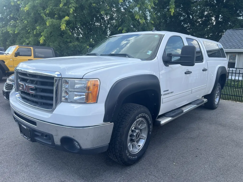 White 2009 GMC Sierra 2500HD SLE for sale in Dunkirk, IN
