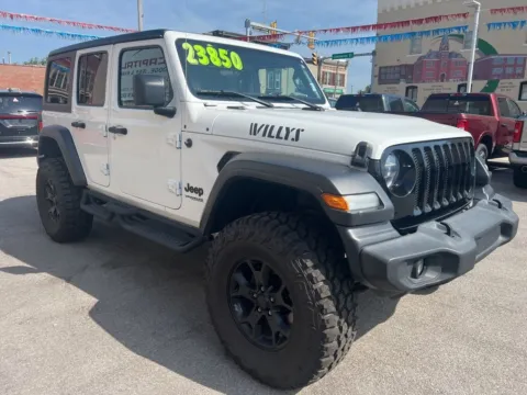 Another view of 2020 Jeep Wrangler Unlimited Willys for sale in Dunkirk, IN at Glass Capital CDJR