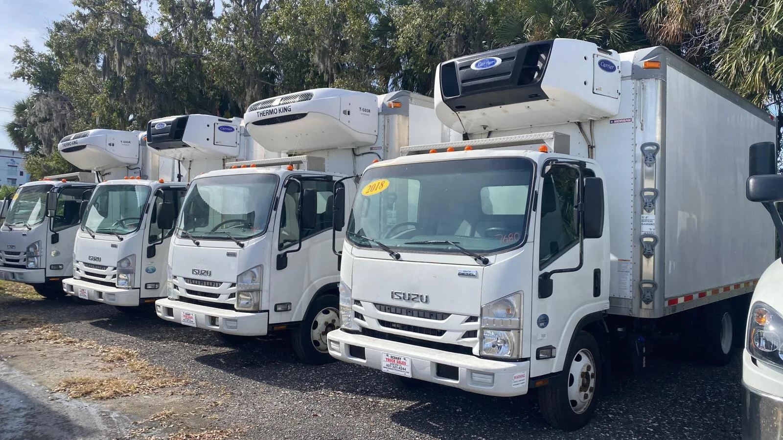 White 2018 Isuzu NPR HD for sale in Sanford, FL