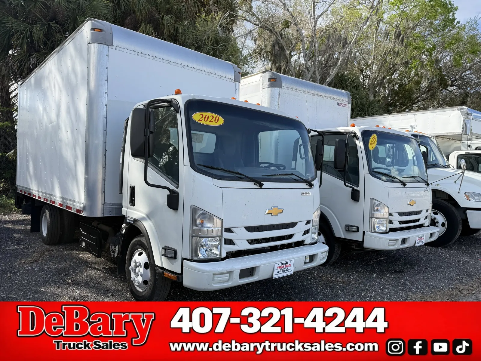 White 2020 Chevrolet 4500 for sale in Sanford, FL