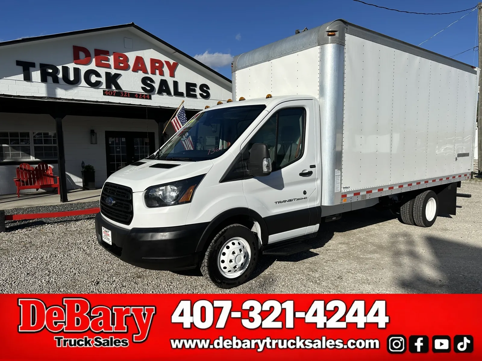 White 2019 Ford Transit 350 HD for sale in Sanford, FL