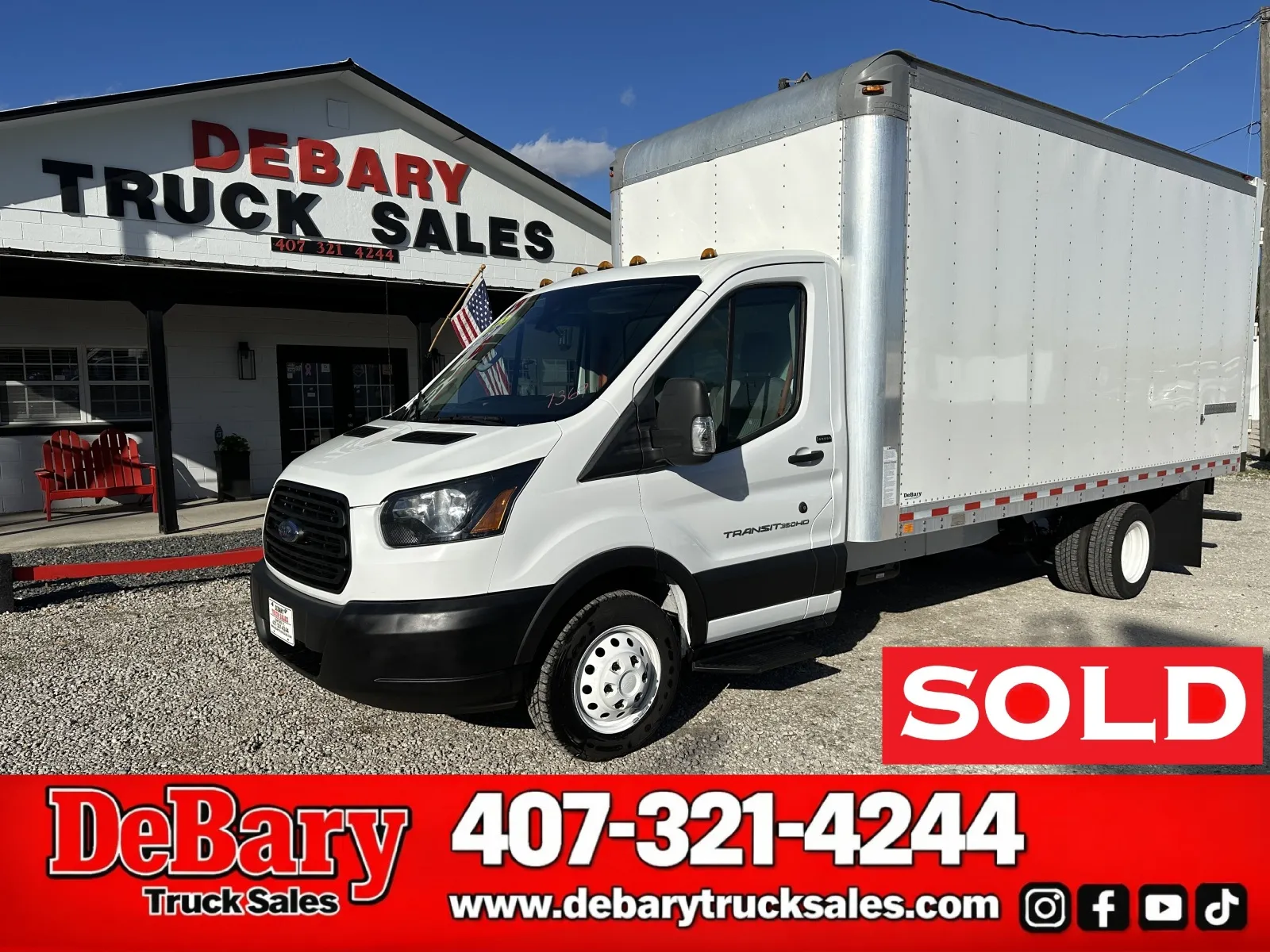 White 2019 Ford Transit 350 HD for sale in Sanford, FL