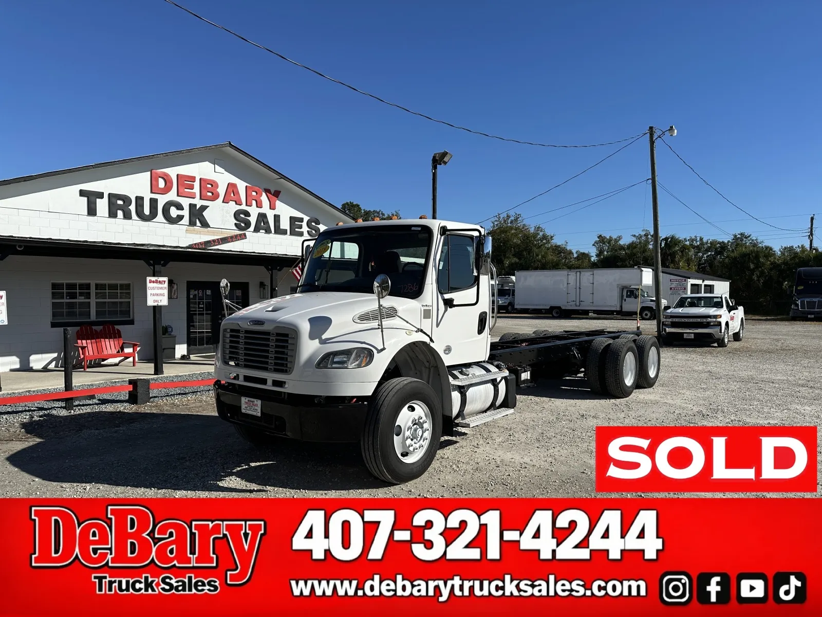 White 2018 Freightliner M2 for sale in Sanford, FL