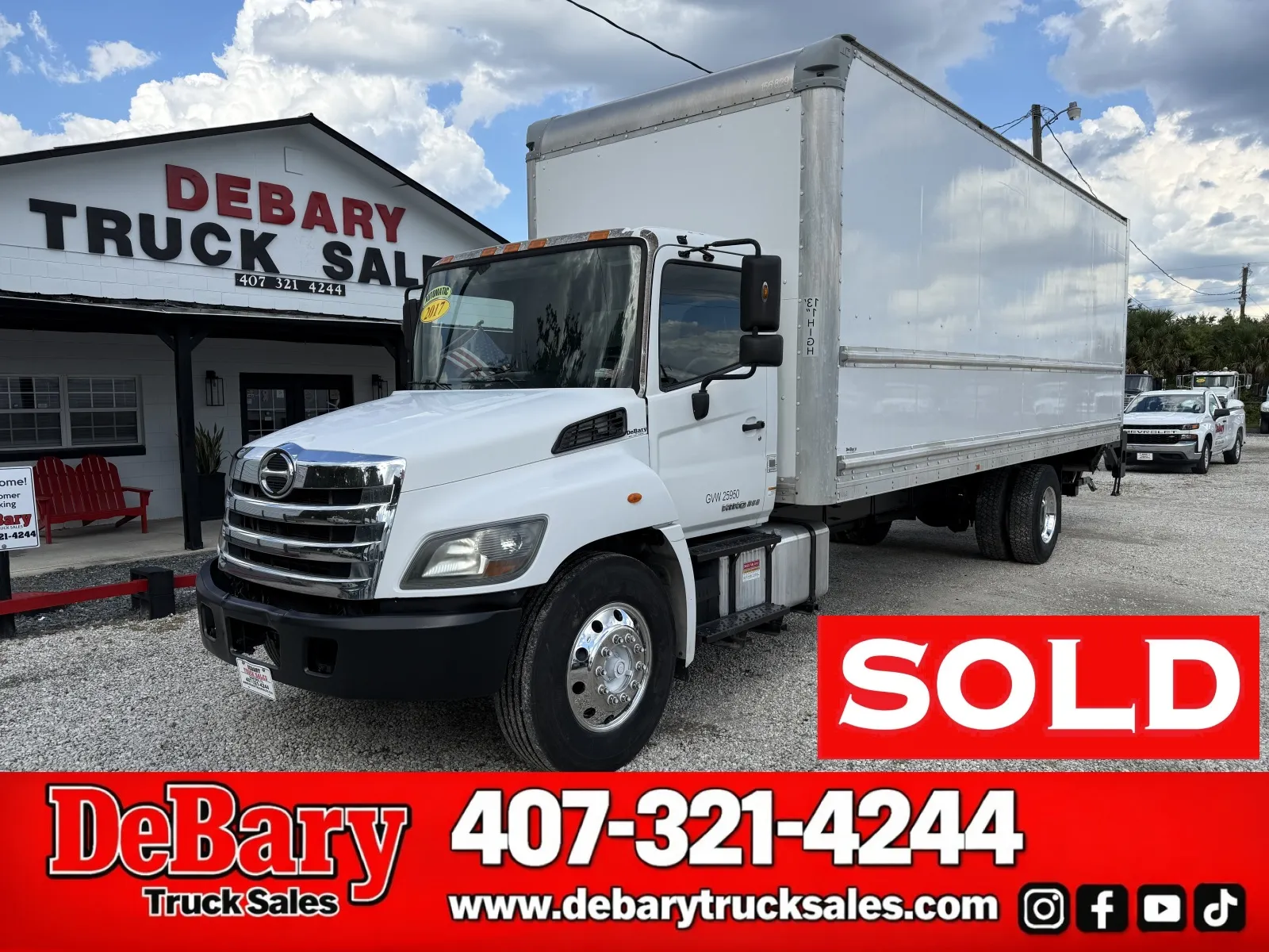 2017 Hino 268 for sale in Sanford, FL