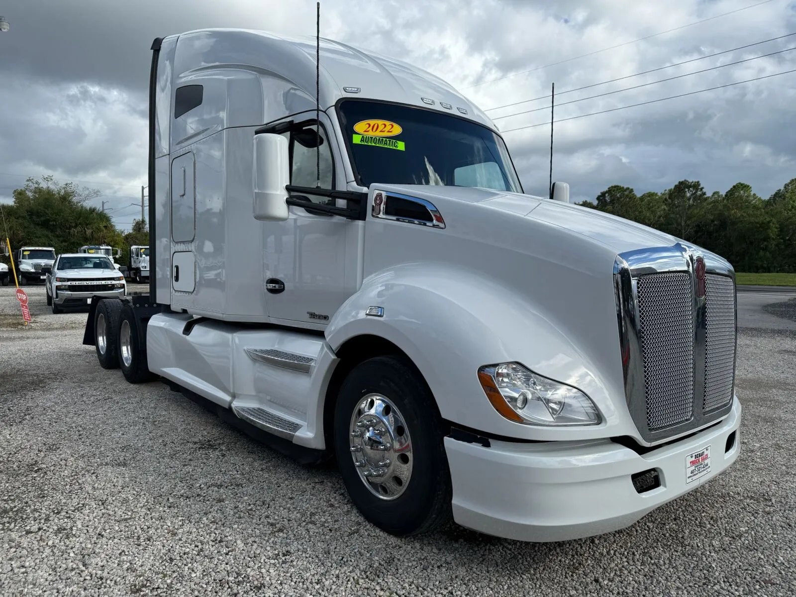 Another view of 2022 Kenworth T680 for sale in Sanford, FL at DeBary Truck Sales