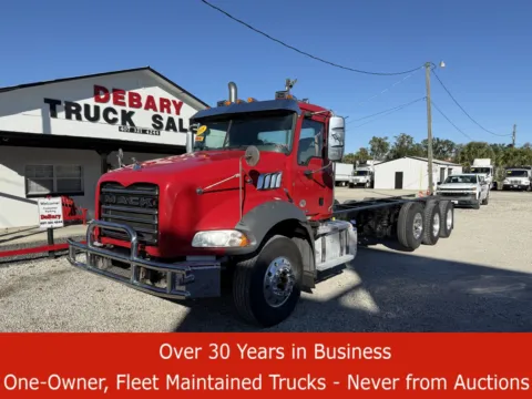 Red 2018 MACK GRANITE GU813 for sale in Sanford, FL