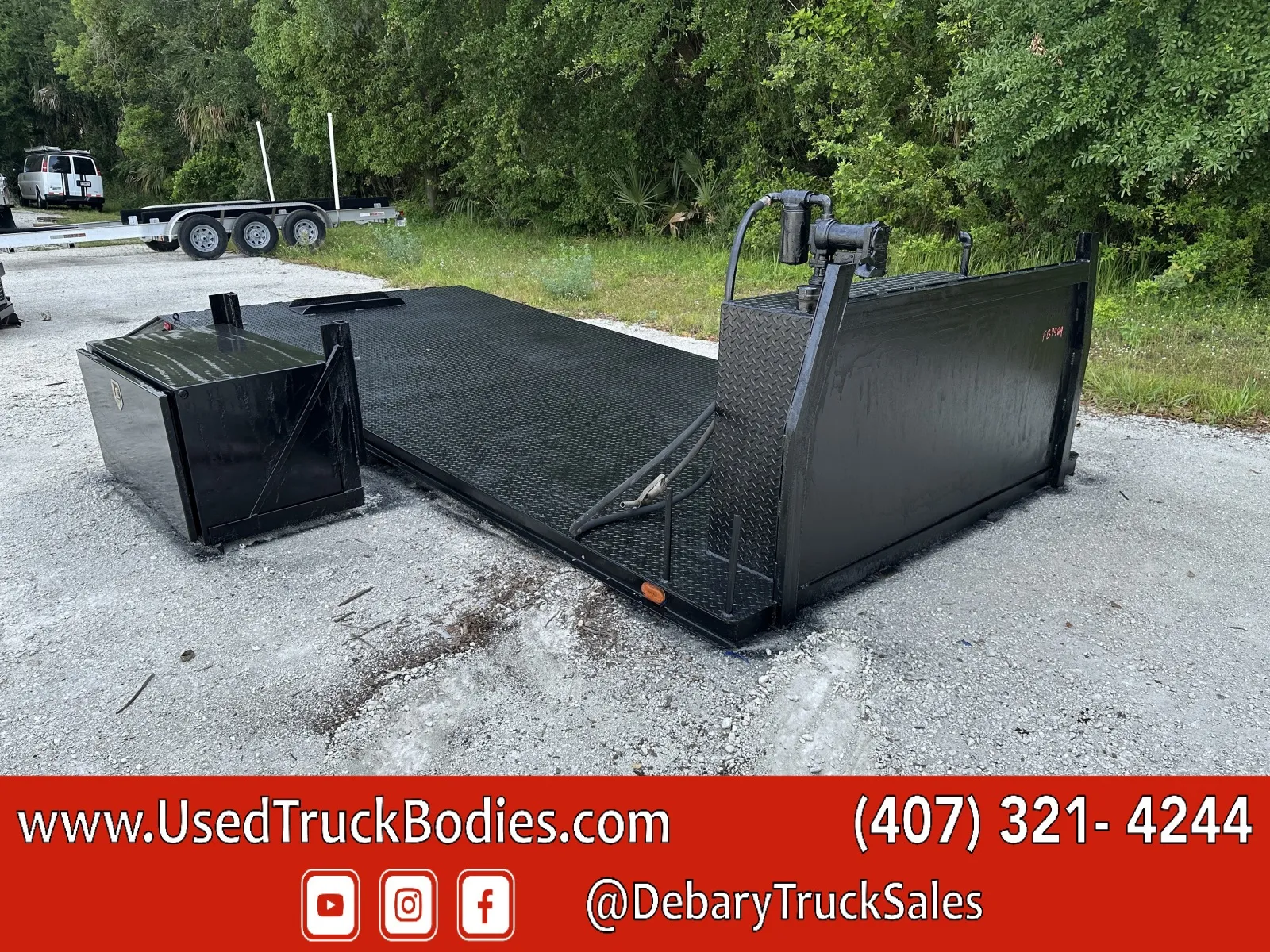 Black 2018 DeBary Truck Sales Flatbed Body for sale in Sanford, FL