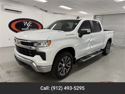 White 2022 Chevrolet Silverado 1500 LT for sale in Baxley, GA