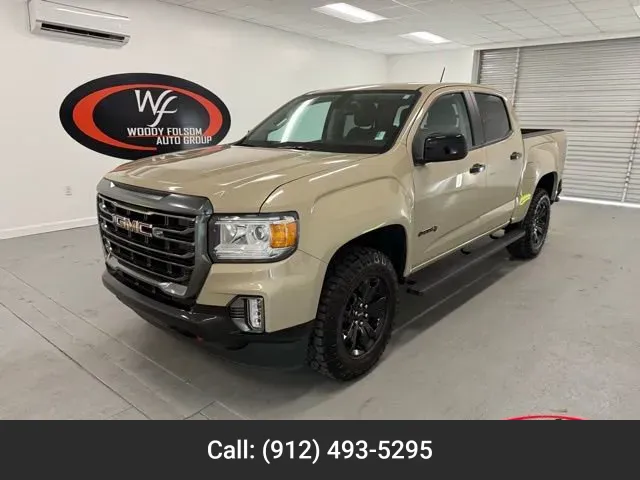 Beige 2022 GMC Canyon 4WD AT4 w/Leather for sale in Baxley, GA