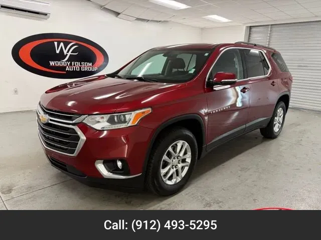 Red 2020 Chevrolet Traverse LT Cloth for sale in Baxley, GA