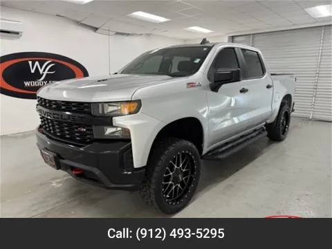 Silver 2021 Chevrolet Silverado 1500 Custom Trail Boss for sale in Baxley, GA