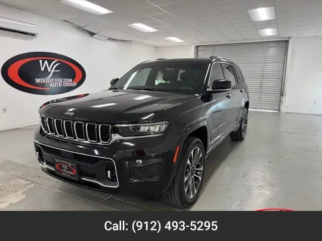 Black 2022 Jeep Grand Cherokee L Overland for sale in Baxley, GA