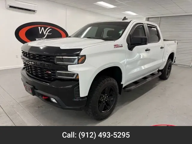 White 2020 Chevrolet Silverado 1500 Custom Trail Boss for sale in Baxley, GA