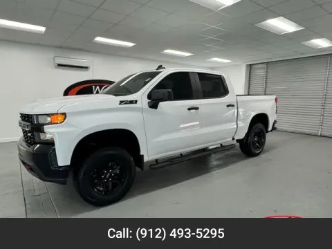 White 2021 Chevrolet Silverado 1500 Custom Trail Boss for sale in Baxley, GA