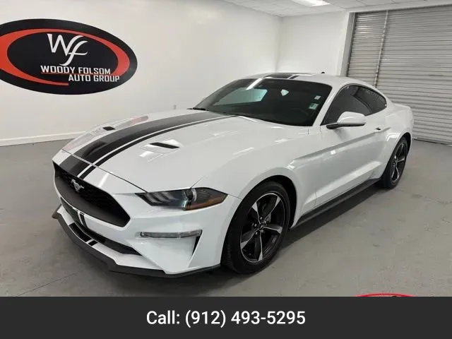 White 2022 Ford Mustang EcoBoost for sale in Baxley, GA