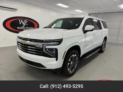 White 2025 Chevrolet Suburban LT for sale in Baxley, GA