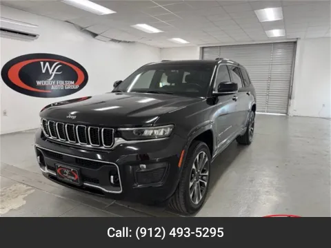 Black 2022 Jeep Grand Cherokee L Overland for sale in Baxley, GA