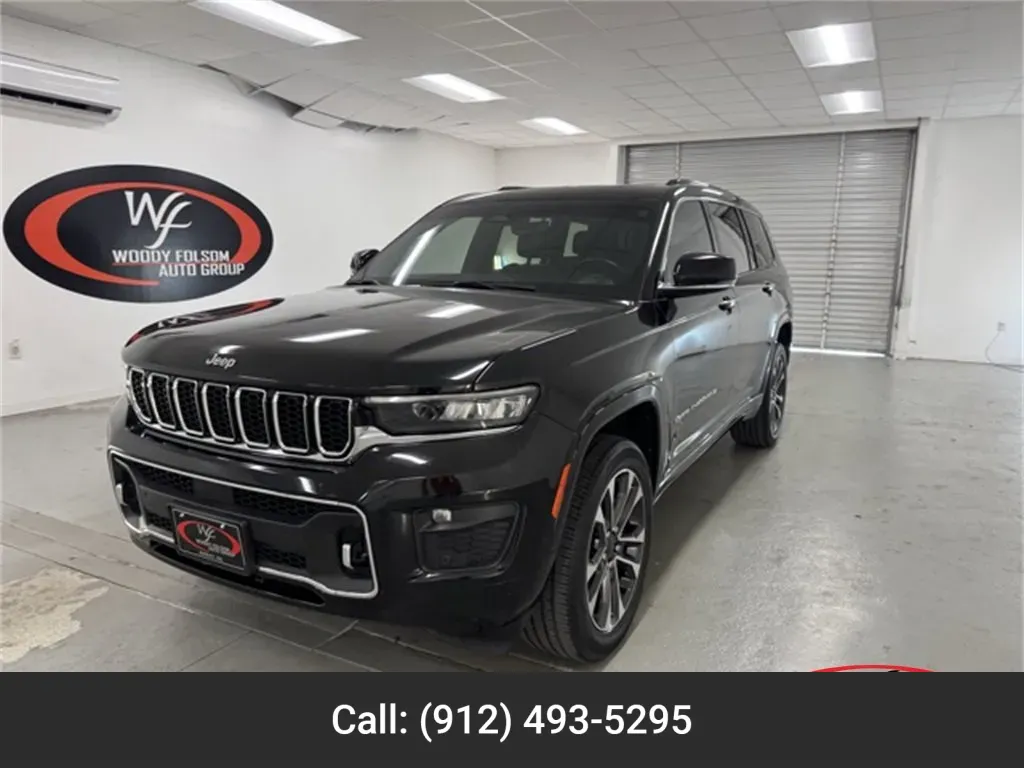 Black 2022 Jeep Grand Cherokee L Overland for sale in Baxley, GA