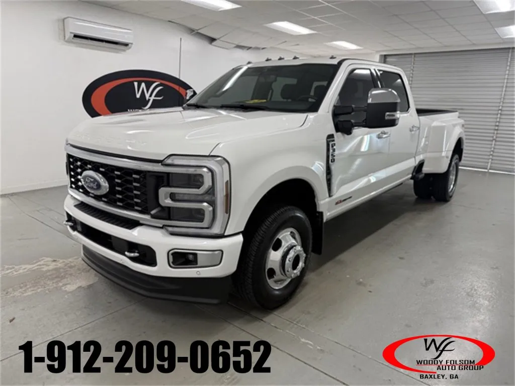 White 2024 Ford Super Duty F-350 DRW Platinum for sale in Baxley, GA