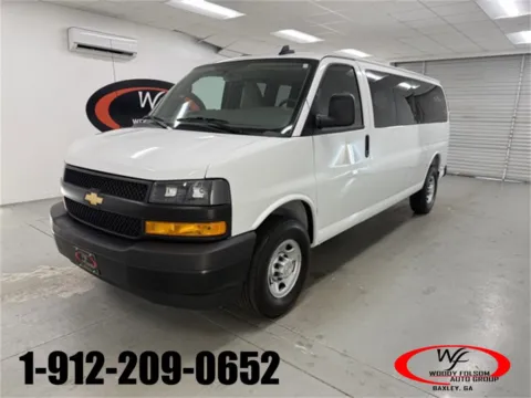 White 2025 Chevrolet Express Passenger LS for sale in Baxley, GA