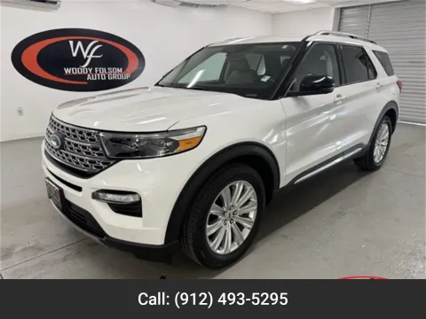 White 2022 Ford Explorer Limited for sale in Baxley, GA