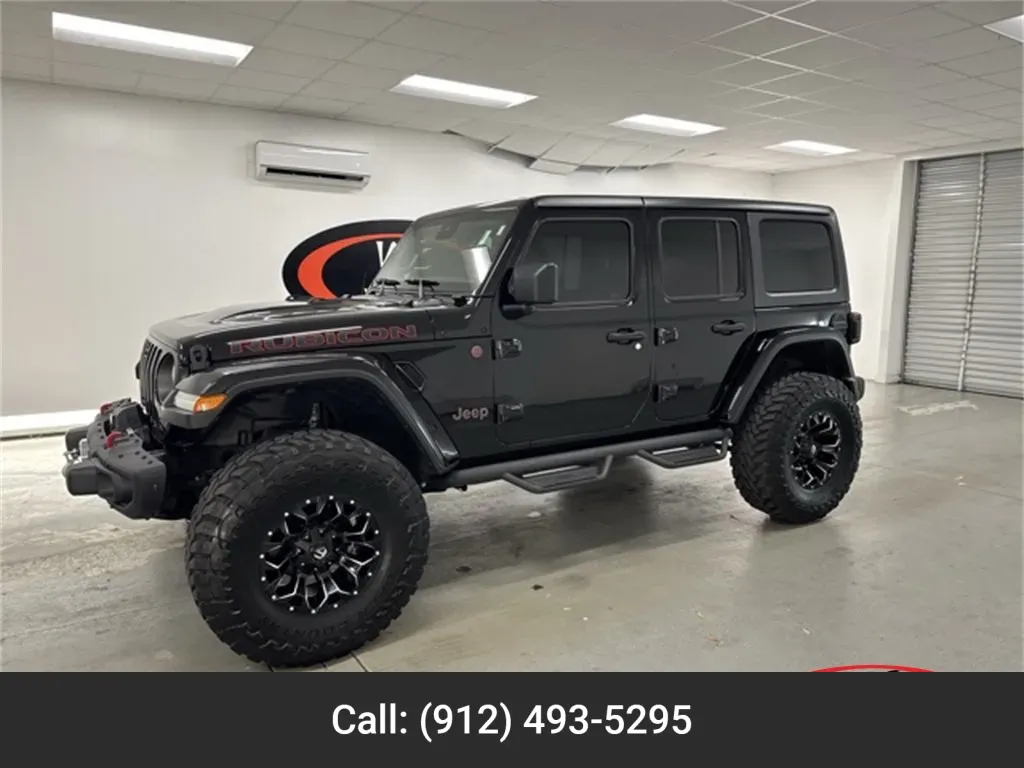 Black 2021 Jeep Wrangler Unlimited Rubicon for sale in Baxley, GA