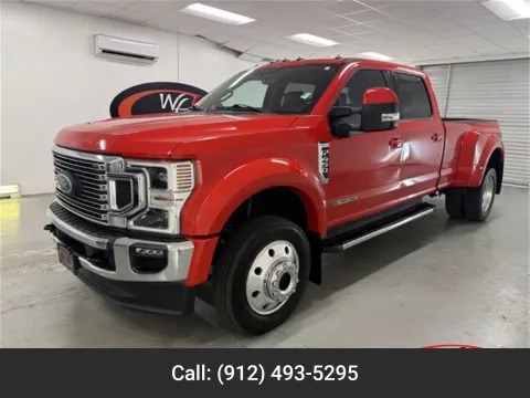 Red 2021 Ford Super Duty F-450 DRW LARIAT for sale in Baxley, GA