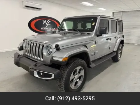 Silver 2019 Jeep Wrangler Unlimited Sahara for sale in Baxley, GA