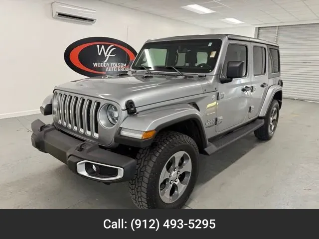 Silver 2019 Jeep Wrangler Unlimited Sahara for sale in Baxley, GA