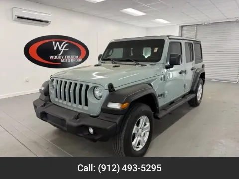 Gray 2023 Jeep Wrangler Sport S for sale in Baxley, GA